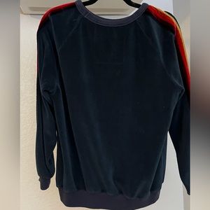 Aviator nation velvet crewneck. Dark blue (dark navy) size medium women’s